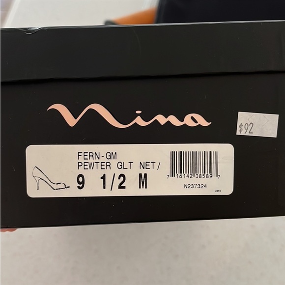 NINA silver heels - Picture 3 of 4